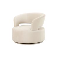 Carlton Fauteuil pivotant – Craie