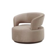 Carlton Fauteuil pivotant - Taupe   