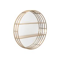 Clara Vägghylla med Spegelglas 