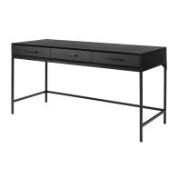 Duo Bureau/Kaptafel/Console Zwart