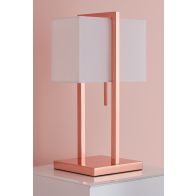 Ellington - Lámpara de mesa Oro Rosa
