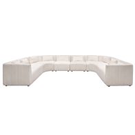 Essen Sofá Super Lounge Suite - Marfil Chenilla
