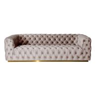 Frankfurt Three Seat Sofa – Taupe