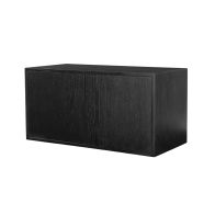 Inga Väggmonterat Sideboard - Svart Ek