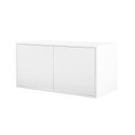 Inga Buffet flottant en chêne - Blanc