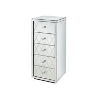 Knightsbridge Chiffonnier miroir à 5 tiroirs