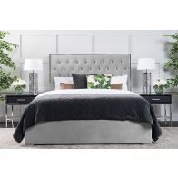 EU - Lavinia Säng med Förvaring - Platinum Grey