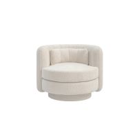 Calvin Draaifauteuil Travertijn