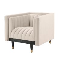 Metz Fauteuil - Krijtwit