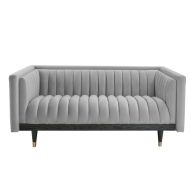 Metz Two Seat Sofa - Dove Grey