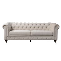Monty 3-Sitzer Sofa - Kreideweiß
