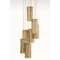 Moray Lampadario a Sette Luci - Ottone