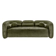 Munich Three Seat Sofa - Forest Green