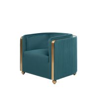 Ozman Lounge Fauteuil Pauw Blauw