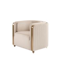 Ozman Fauteuil - Craie