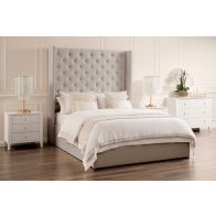 Pembroke Bed met Opbergruimte - Duif Grijs
