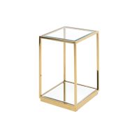Rippon Table d’appoint carrée en laiton