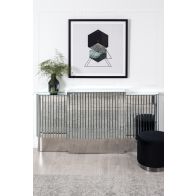 Anastasia Cache-radiateur ajustable en miroir