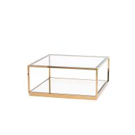 Rippon Table basse carrée en laiton