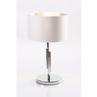 Rubell Lampe de table en argent