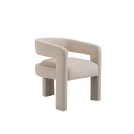 Santini Chaise de salle à manger - Taupe