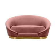 Selini 2-Zitsbank Blush Roze
