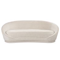 Selini 3-Zitsbank Licht Taupe Chenille