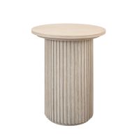 Ophelia Tavolino laterale - Rovere fumo chiaro