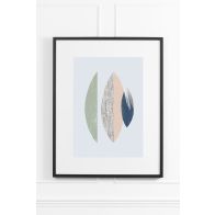 Wandprint Silver Ash No.3 - Zwarte Lijst 