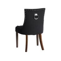 torino smoke ring back dining chair with stud detailing my furniture