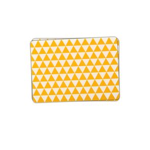 Set of 6 Placemats  Yellow Check - gft