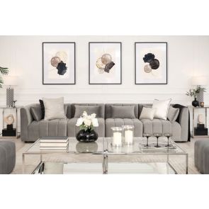 Essen Four Seat Sofa – Dove Grey 