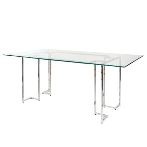 (ID:36790) Anta Silver Dining Table