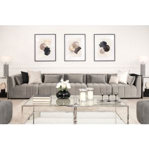 Essen Five Seat Sofa – Dove Grey