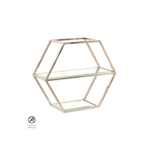 Alveare Etagère en chrome brossé