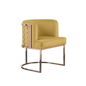 (ID:37049) Alveare Dining chair -Orhre - Copper