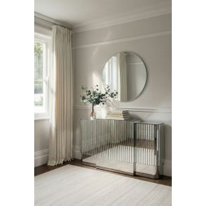 Anastasia Cache-radiateur ajustable en miroir