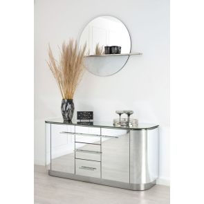 Anastasia Sideboard with Chrome Details