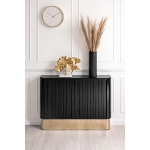 Anastasia Black Glass Radiator Cover