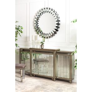 Antoinette Adjustable Mirrored Radiator Cover