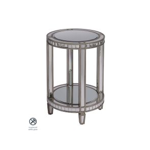 Antoinette Mirrored Side Table