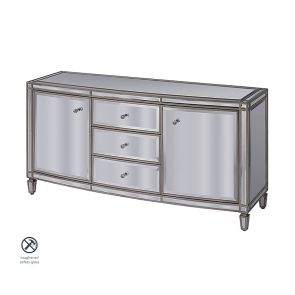 Antoinette Mirrored Sideboard