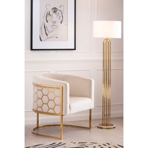 Aria Floor Light Brass