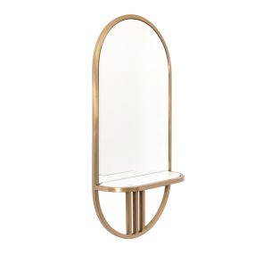 Aria Mirrored Wall Shelf