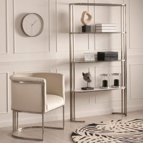 Aria Shelf Unit Silver