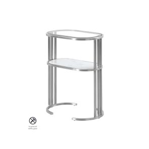 Aria Side Table Silver
