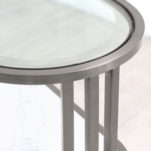 Table d'appoint Aria argent