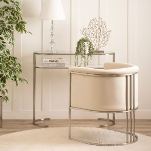 Aria Console Table Silver