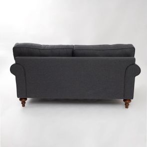 (ID:36555)  Bridgette Two Seat Sofa -Charcole grey