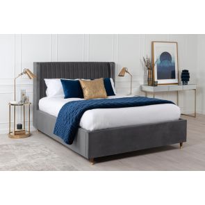 Baxter Storage Bed  Grey